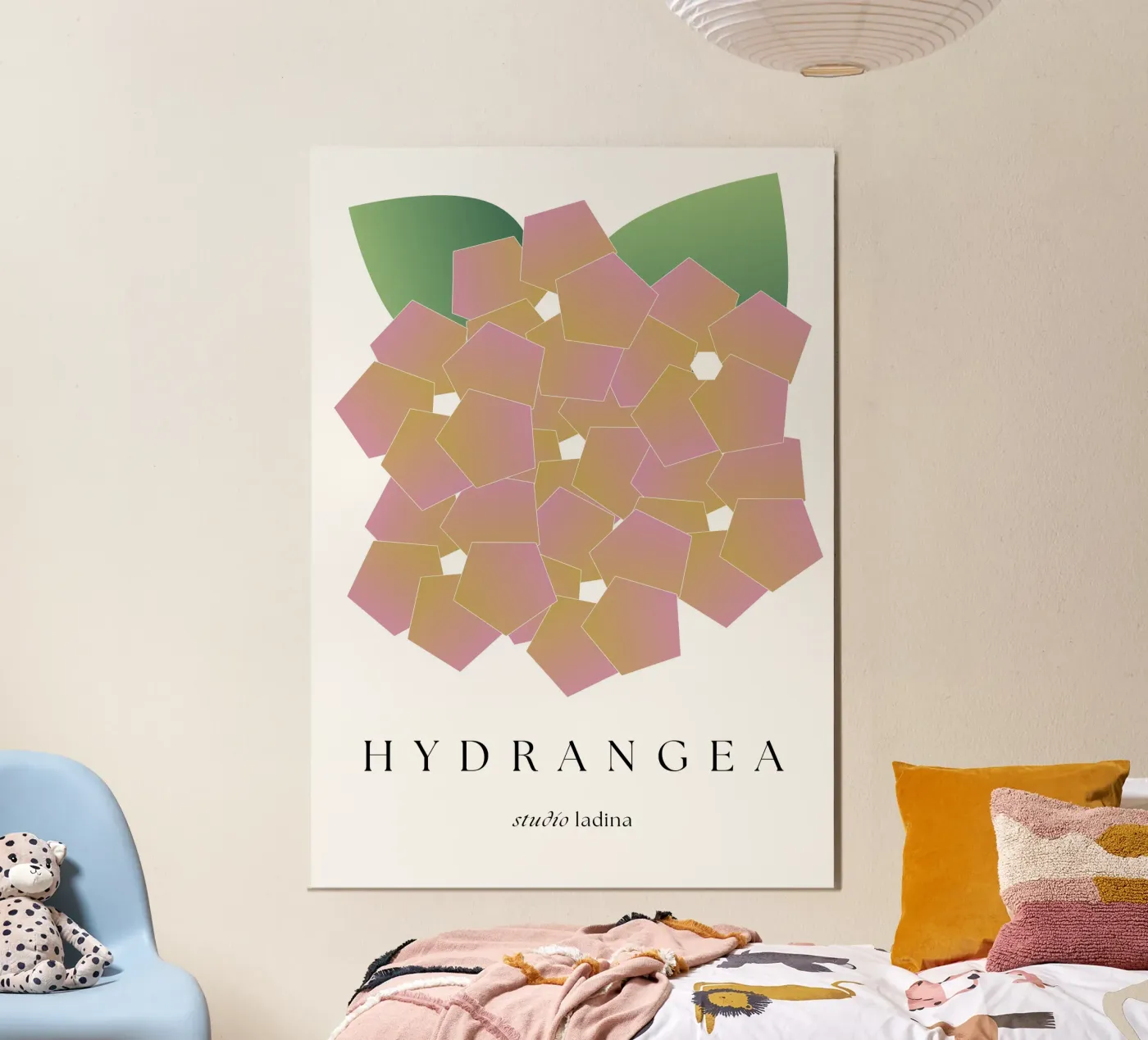 HYDRANGEA poster by studio.ladina