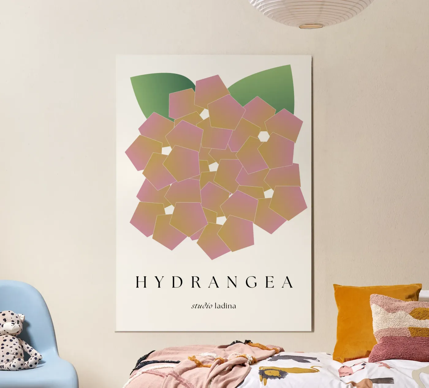 HYDRANGEA poster de studio.ladina