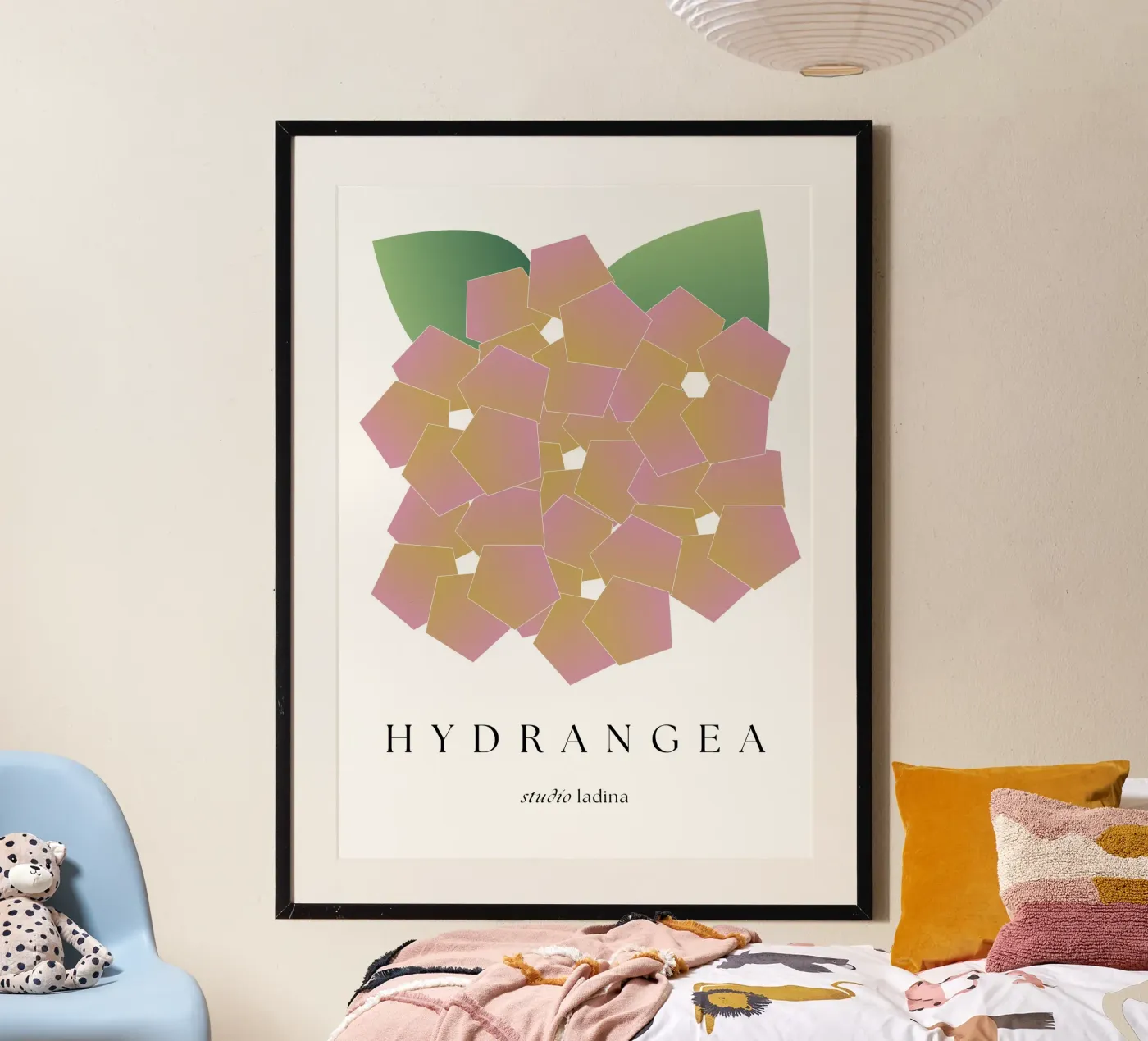 HYDRANGEA poster by studio.ladina