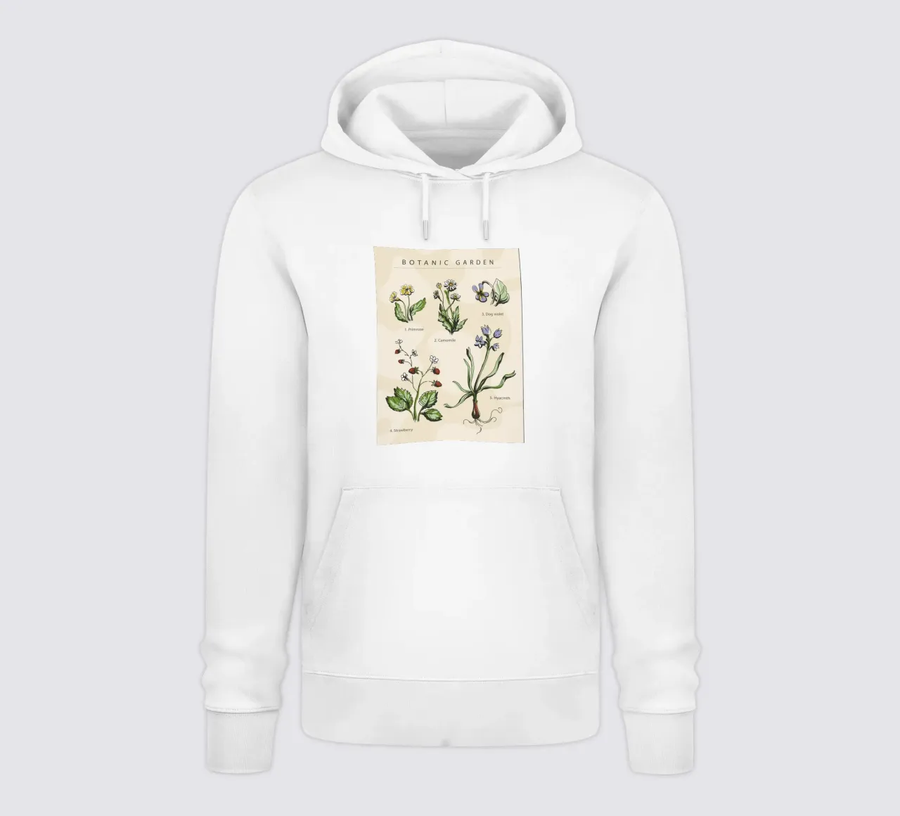 Poster botanico di piante felpa con cappuccio da 🎁 NOBELART