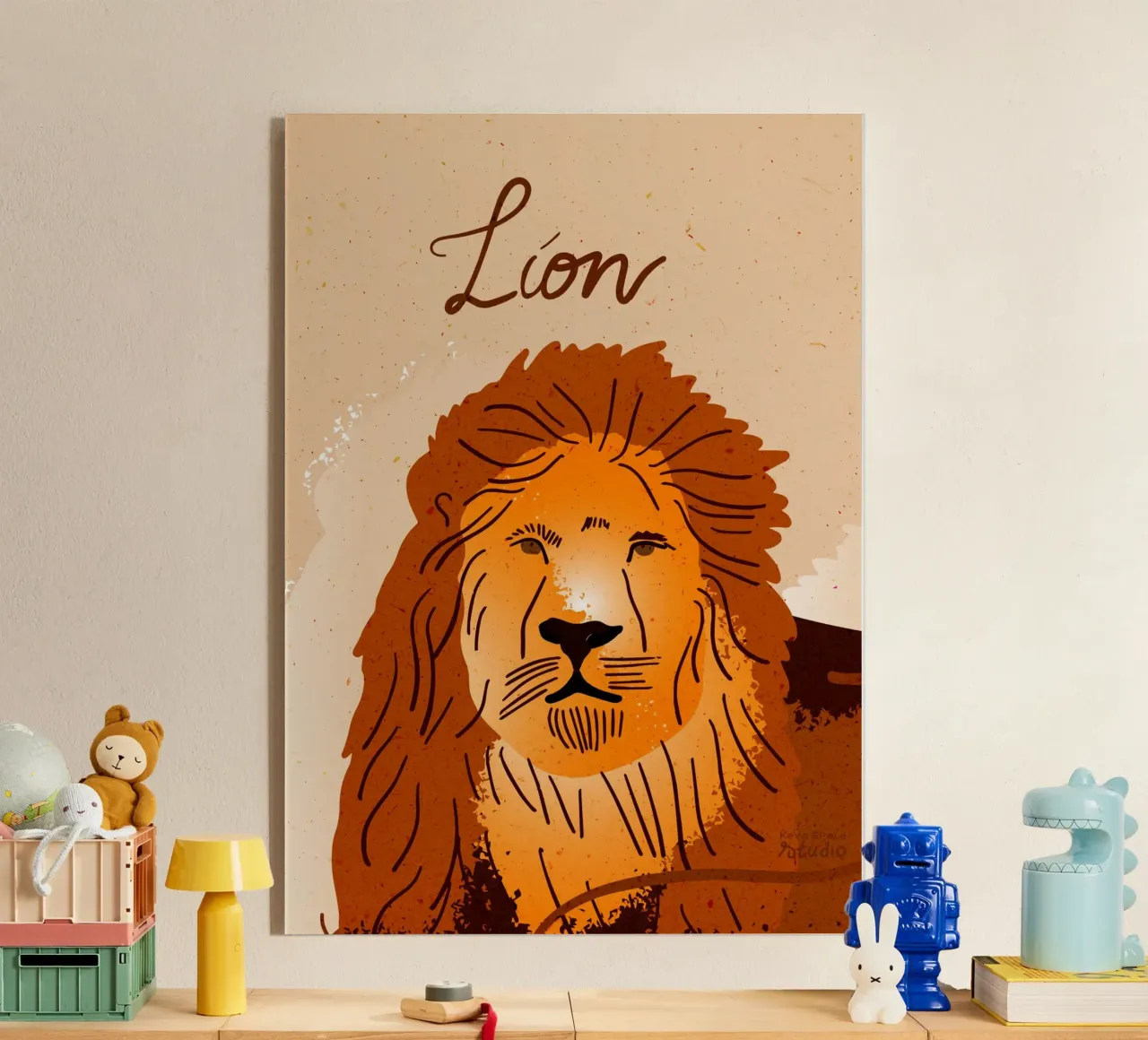 Leone saggio plexiglass da Keva Epale