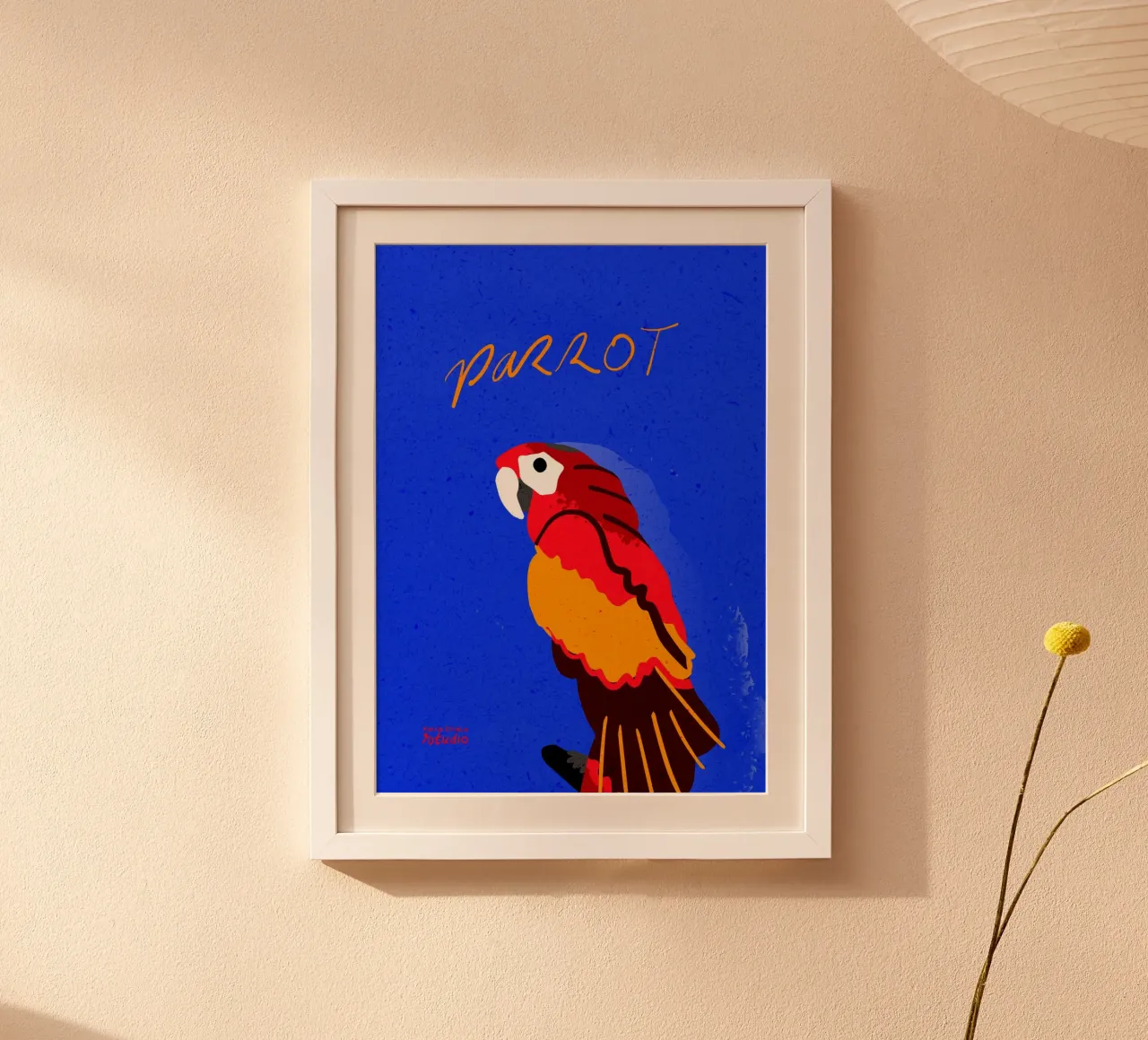 Parlare con i pappagalli carta hahnemühle da Keva Epale