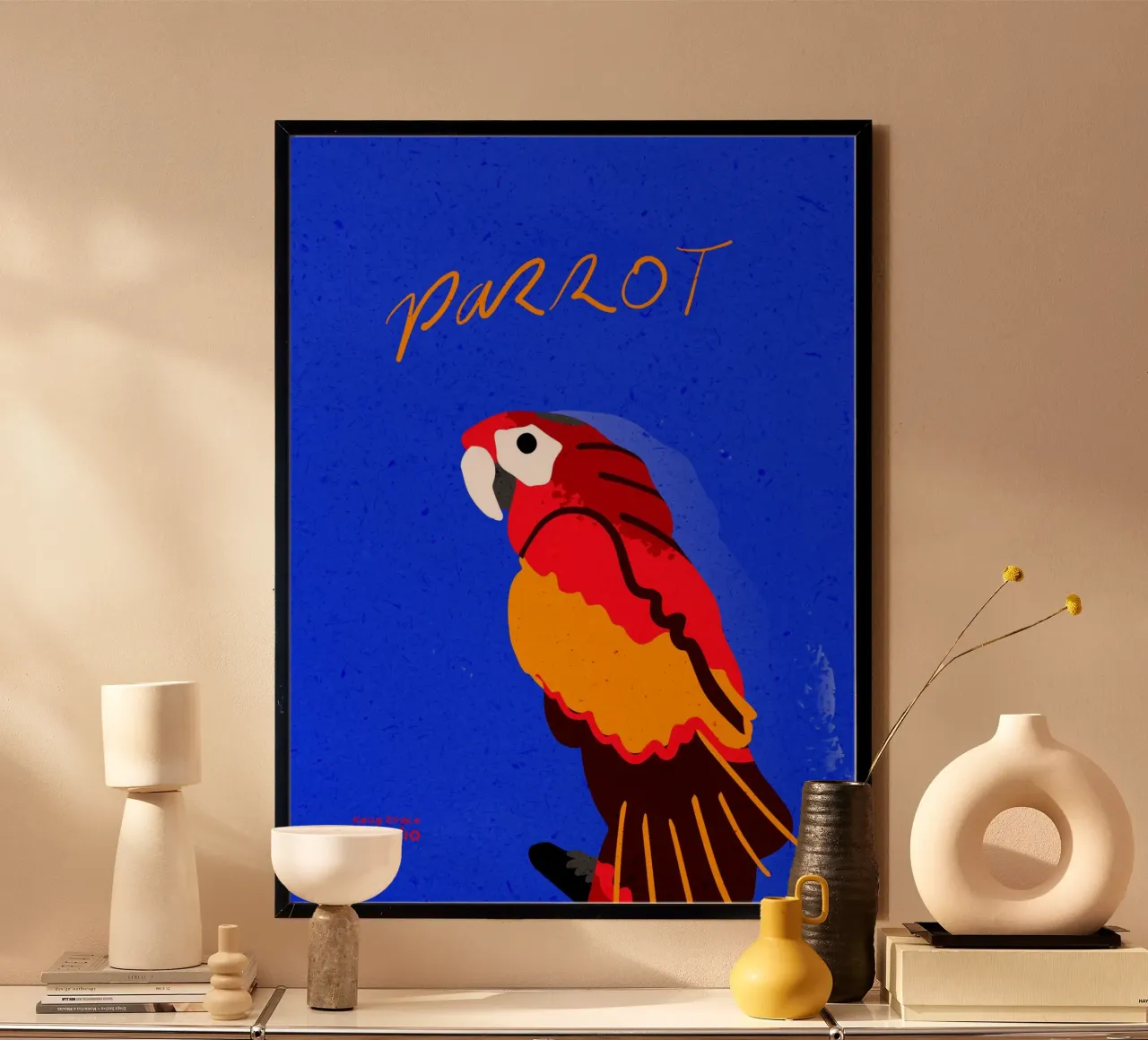 Parlare con i pappagalli carta hahnemühle da Keva Epale