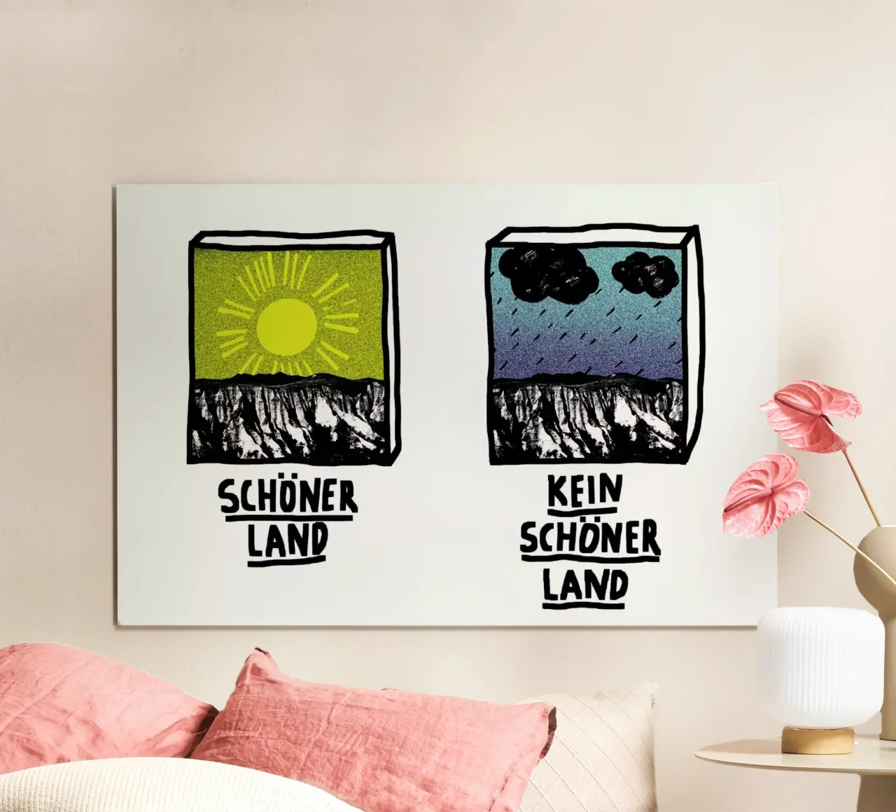 Schöner Land hahnemühle by Herzette