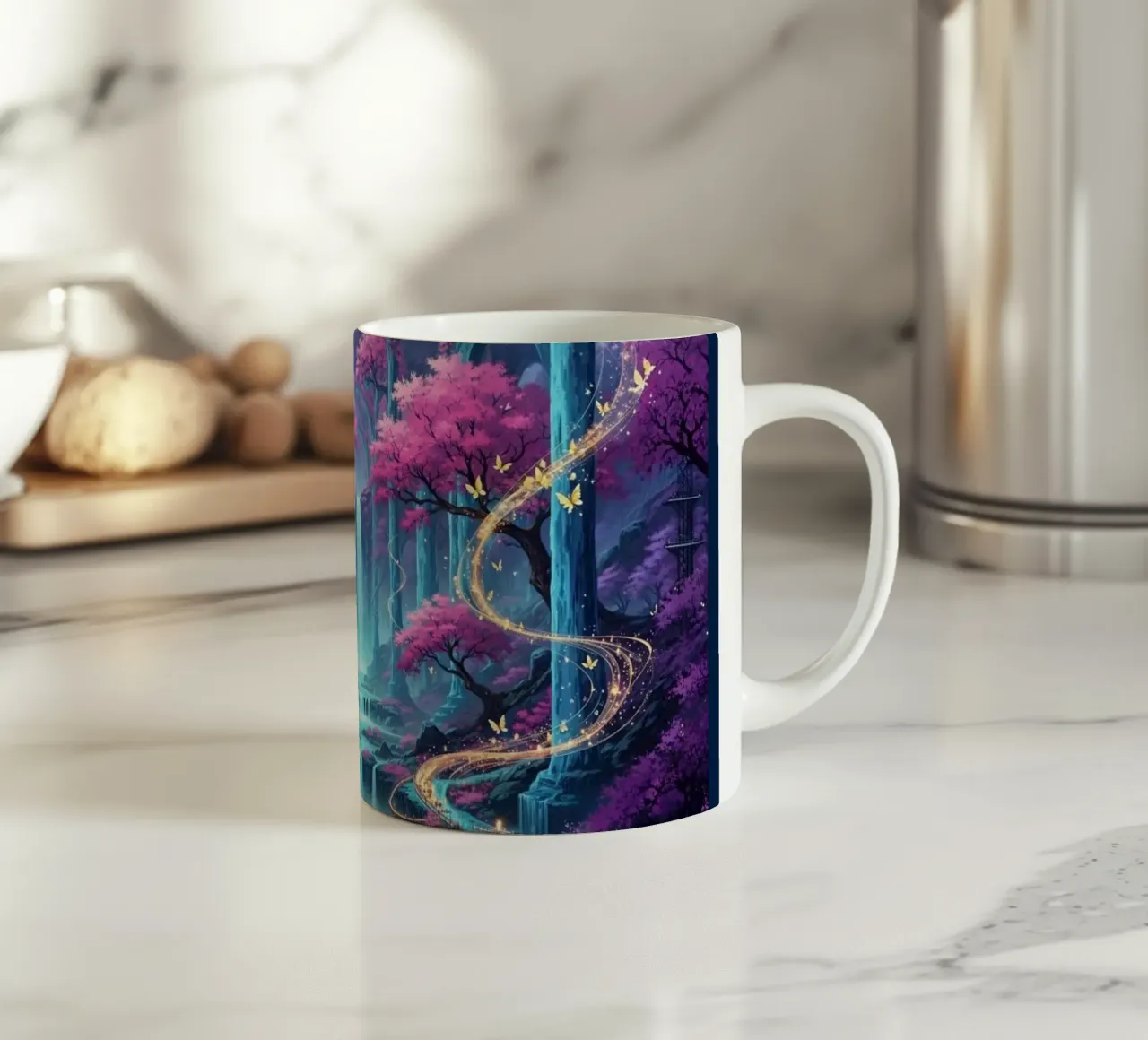 Cascata incantata al chiaro di luna tazza in ceramica da LM2KONE