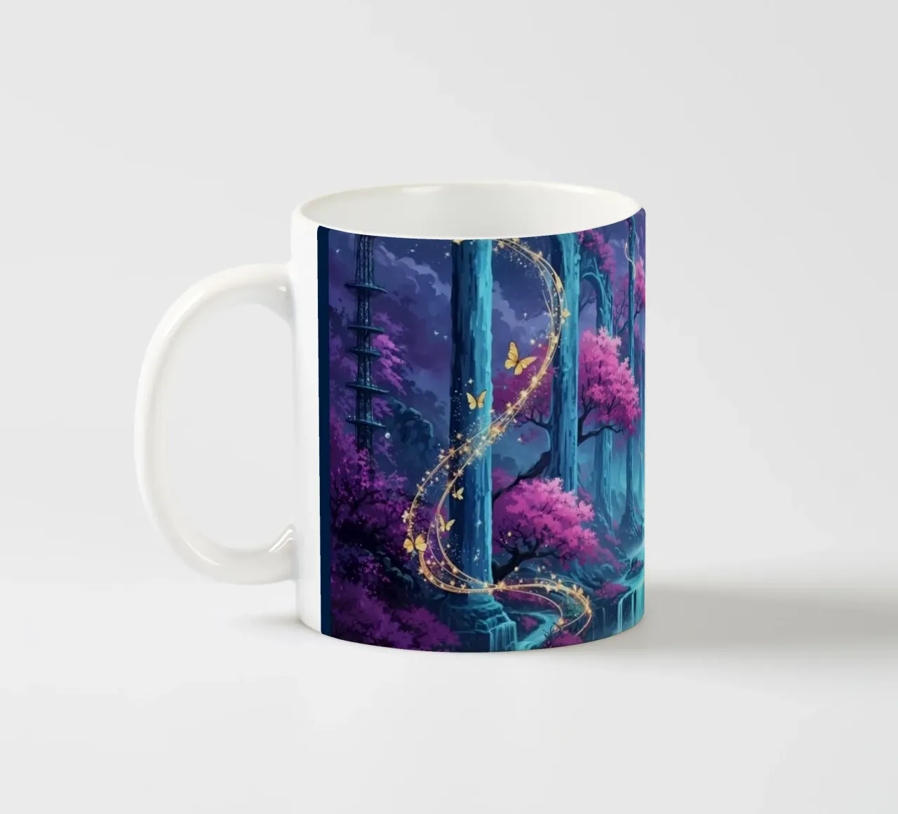 Cascata incantata al chiaro di luna tazza in ceramica da LM2KONE