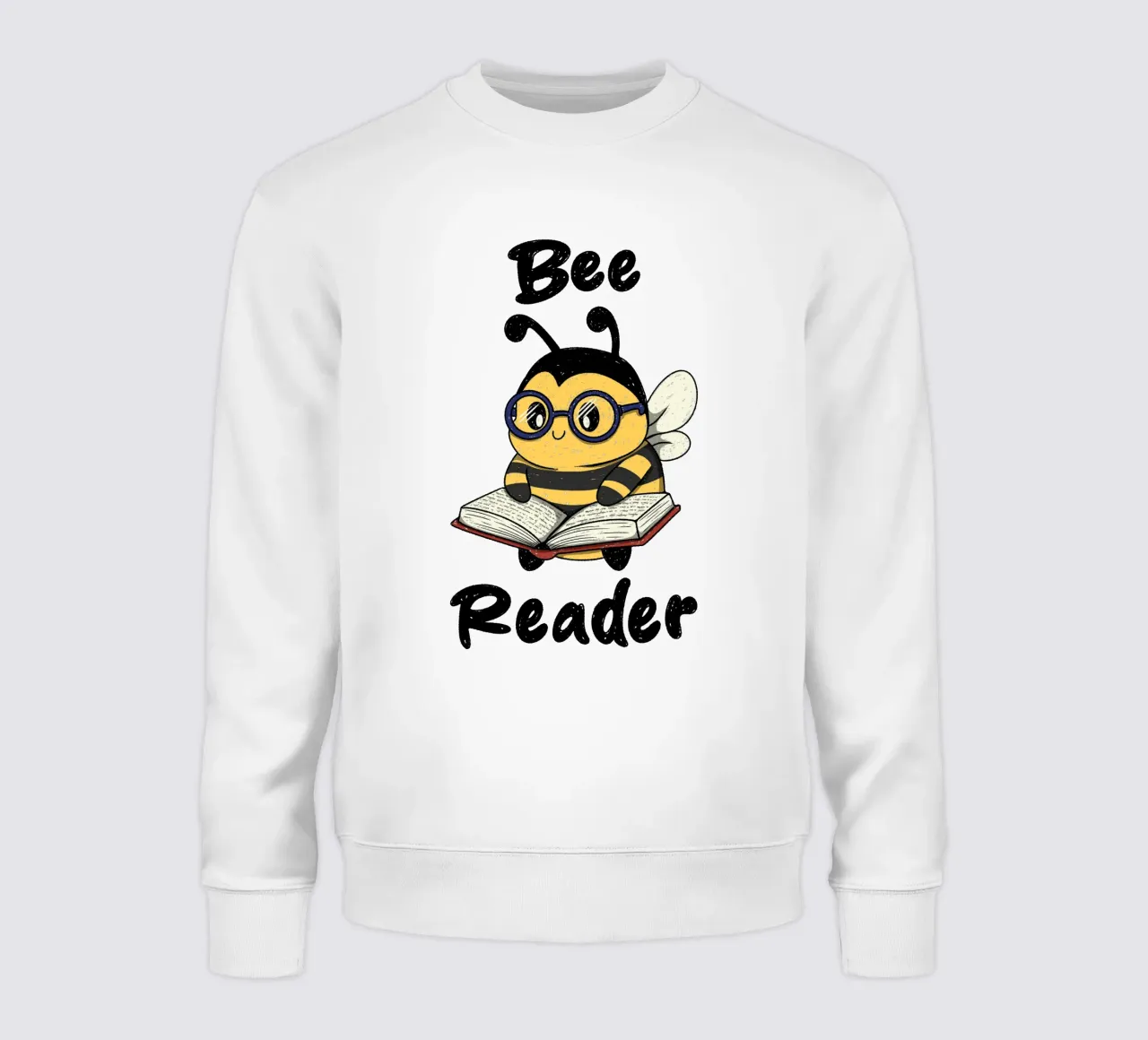 Bee Reader sweatshirt by Loobs