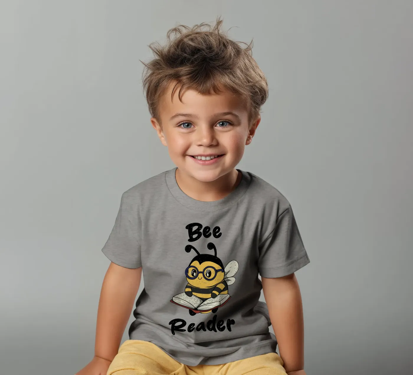 Bee Reader kids t-shirt by Loobs