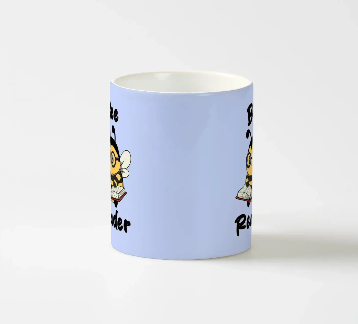 Bee Reader ceramic mug by Loobs