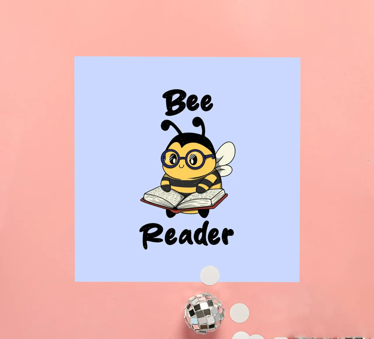 Bee Reader sticker by Loobs