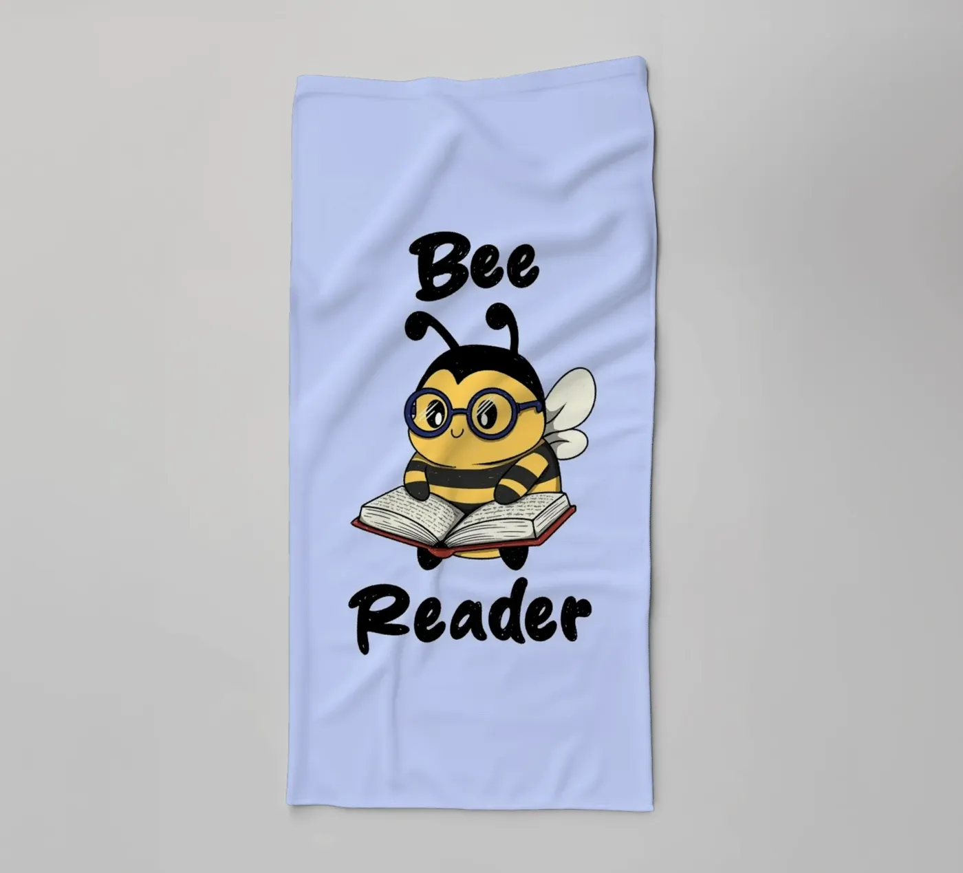 Bee Reader towel by Loobs