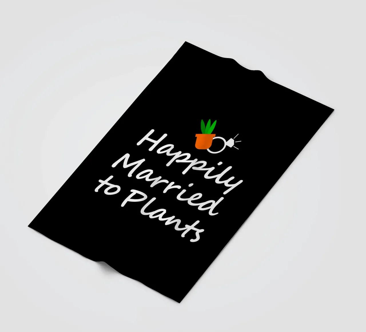 Felicemente sposati con le piante coperta in pile da mygreenvalue