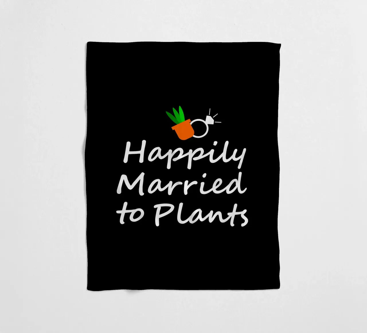 Felicemente sposati con le piante coperta in pile da mygreenvalue