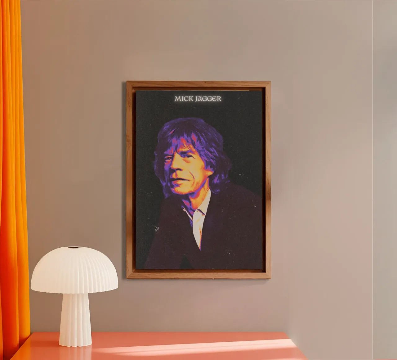 Mick Jagger alluminio dibond da Limitless Prints
