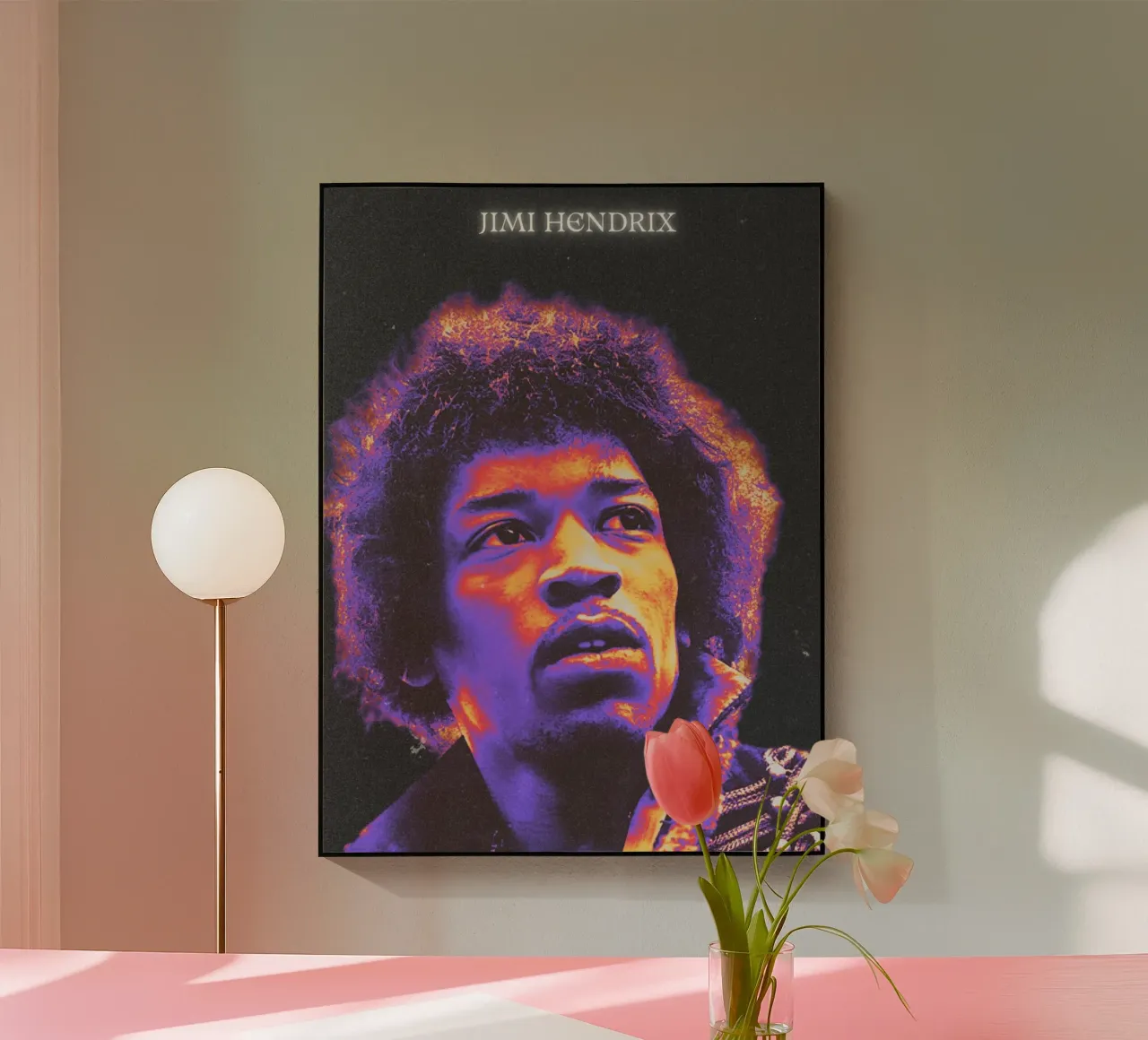 Jimi Hendrix plexiglass da Limitless Prints