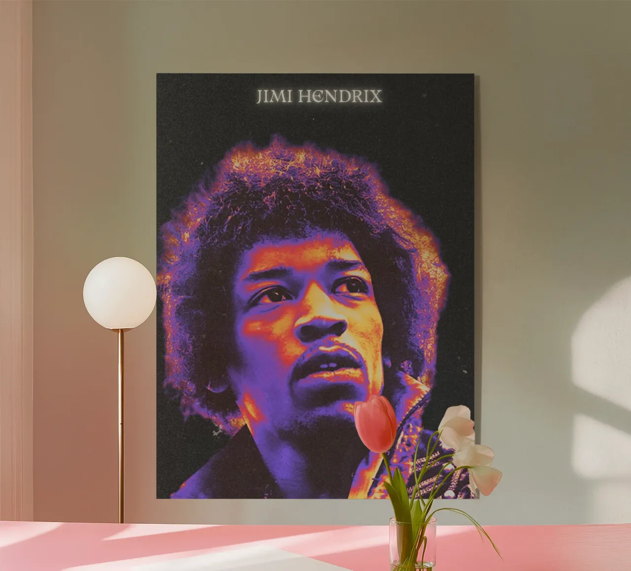 Jimi Hendrix plexiglass da Limitless Prints