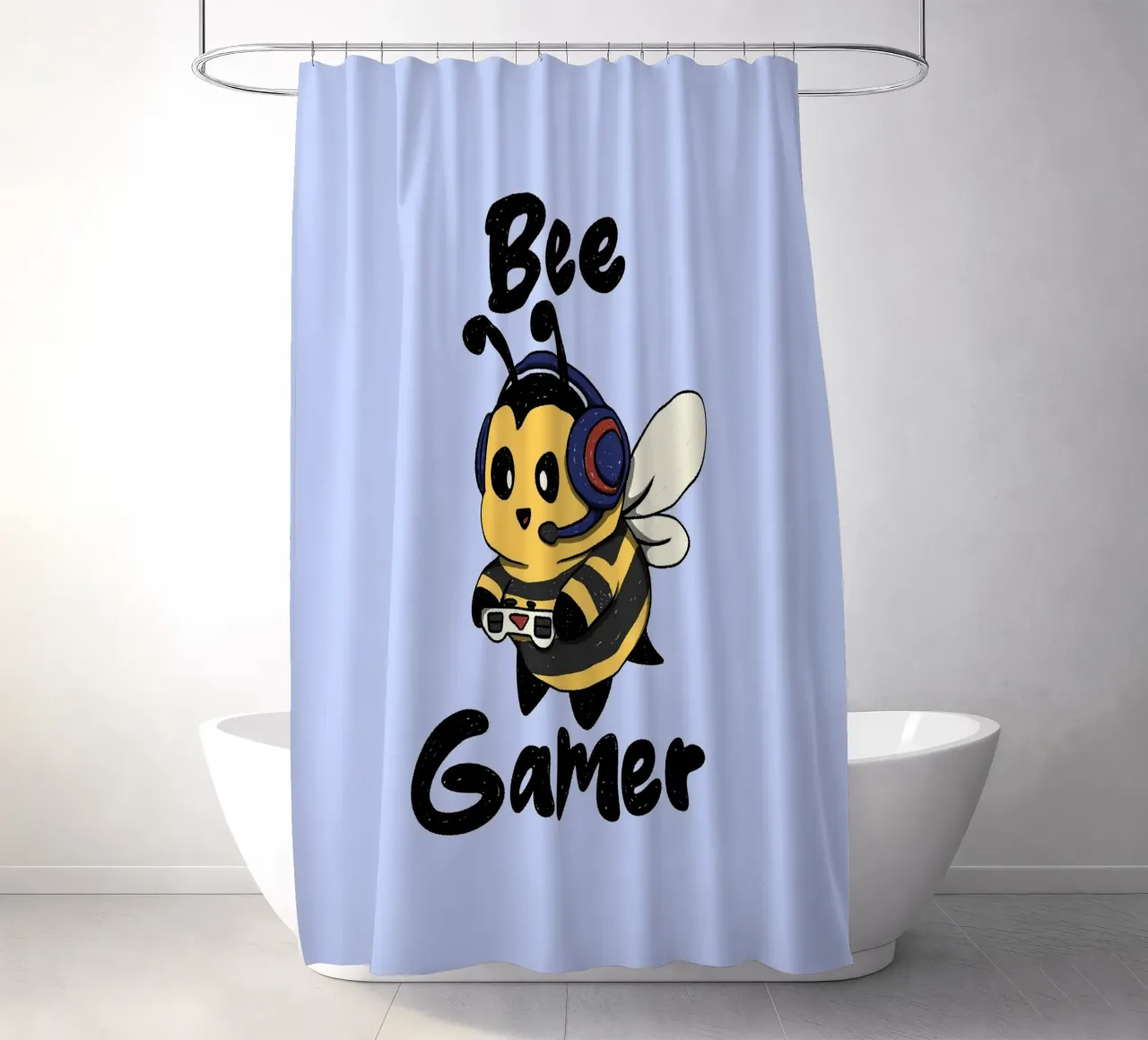 Giocatore di api tenda da doccia da Loobs