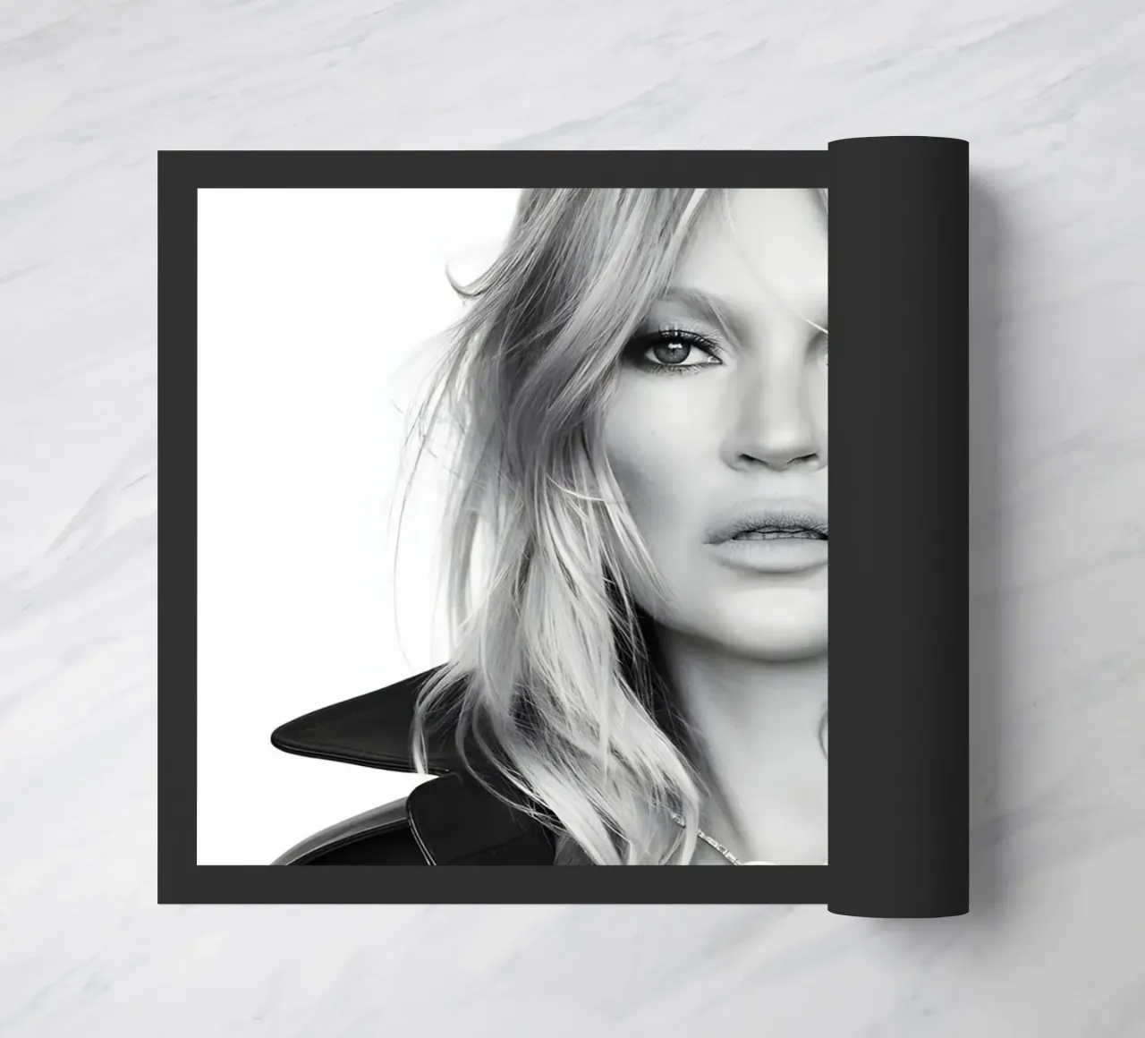 Unbuttoned Authority doormat by vintage singer