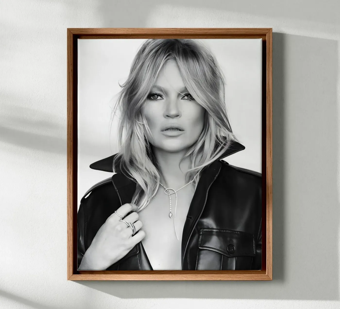 Unbuttoned Authority canvas by vintage singer