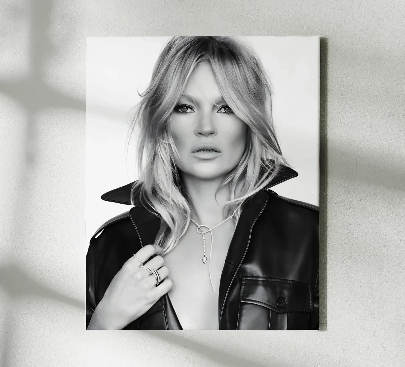 Unbuttoned Authority canvas by vintage singer