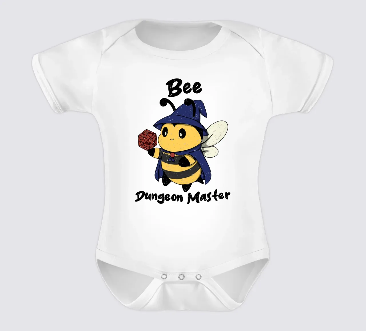 Ape Dungeon Master body neonato maniche corte da Loobs