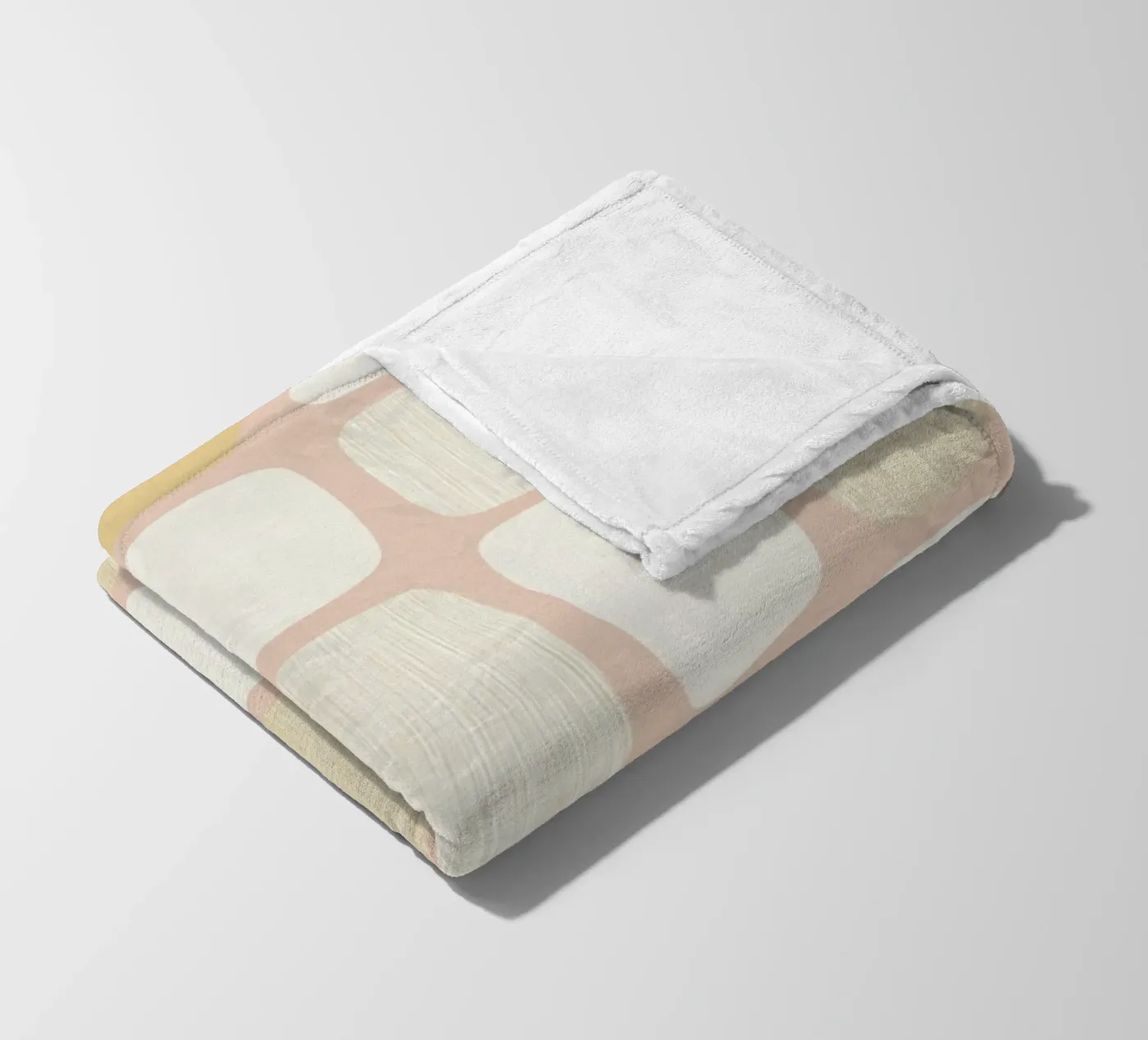Block pattern Harmony fleece blanket by Carina Pop & Pastell