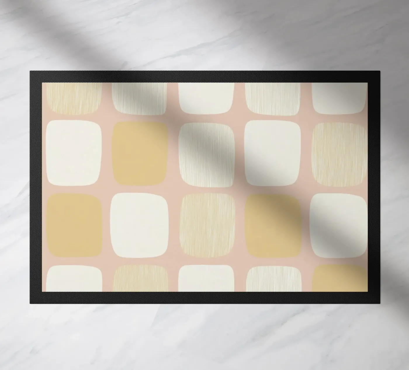 Block pattern Harmony doormat by Carina Pop & Pastell