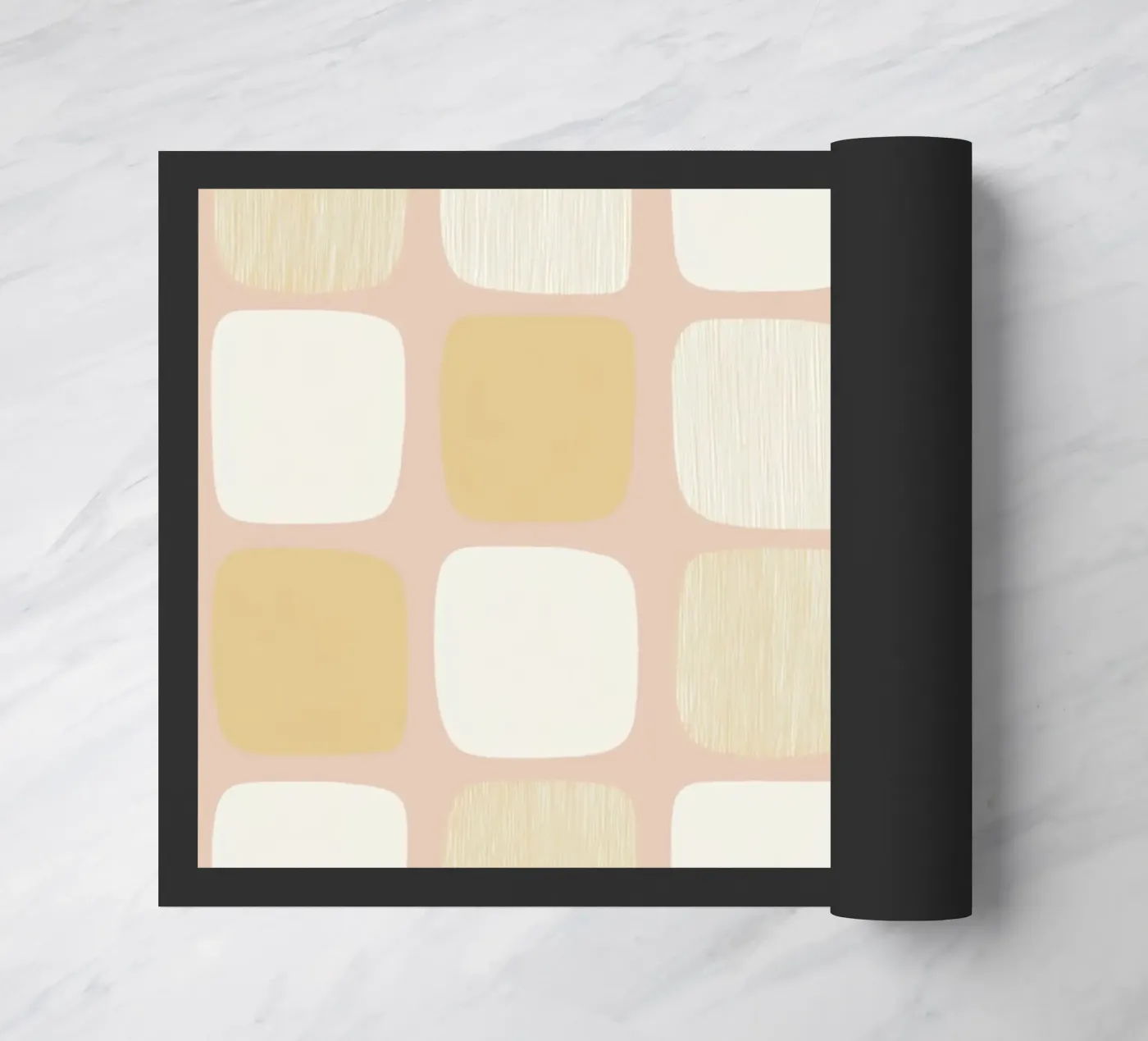 Block pattern Harmony doormat by Carina Pop & Pastell