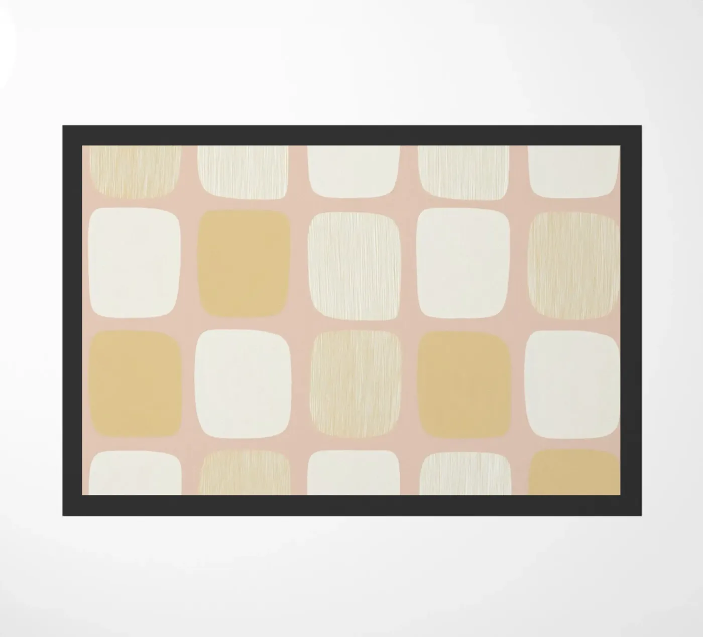 Block pattern Harmony doormat by Carina Pop & Pastell