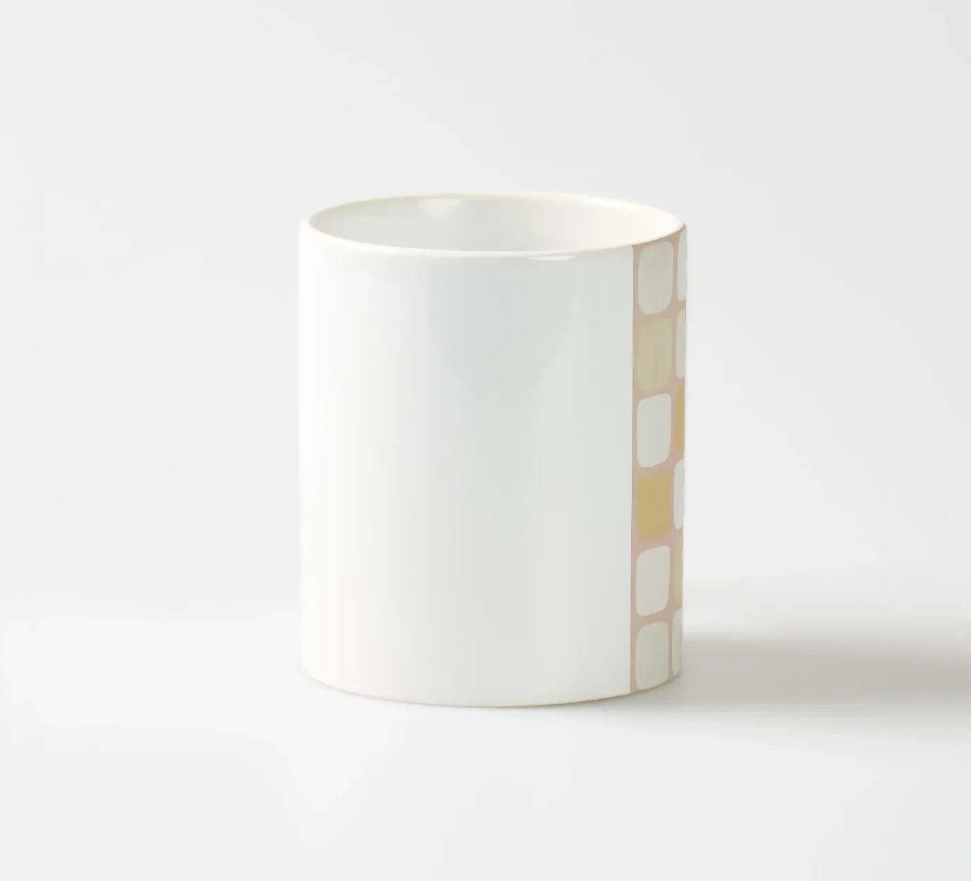 Block pattern Harmony ceramic mug by Carina Pop & Pastell