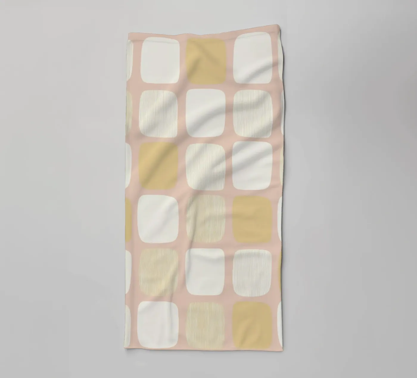 Block pattern Harmony towel by Carina Pop & Pastell