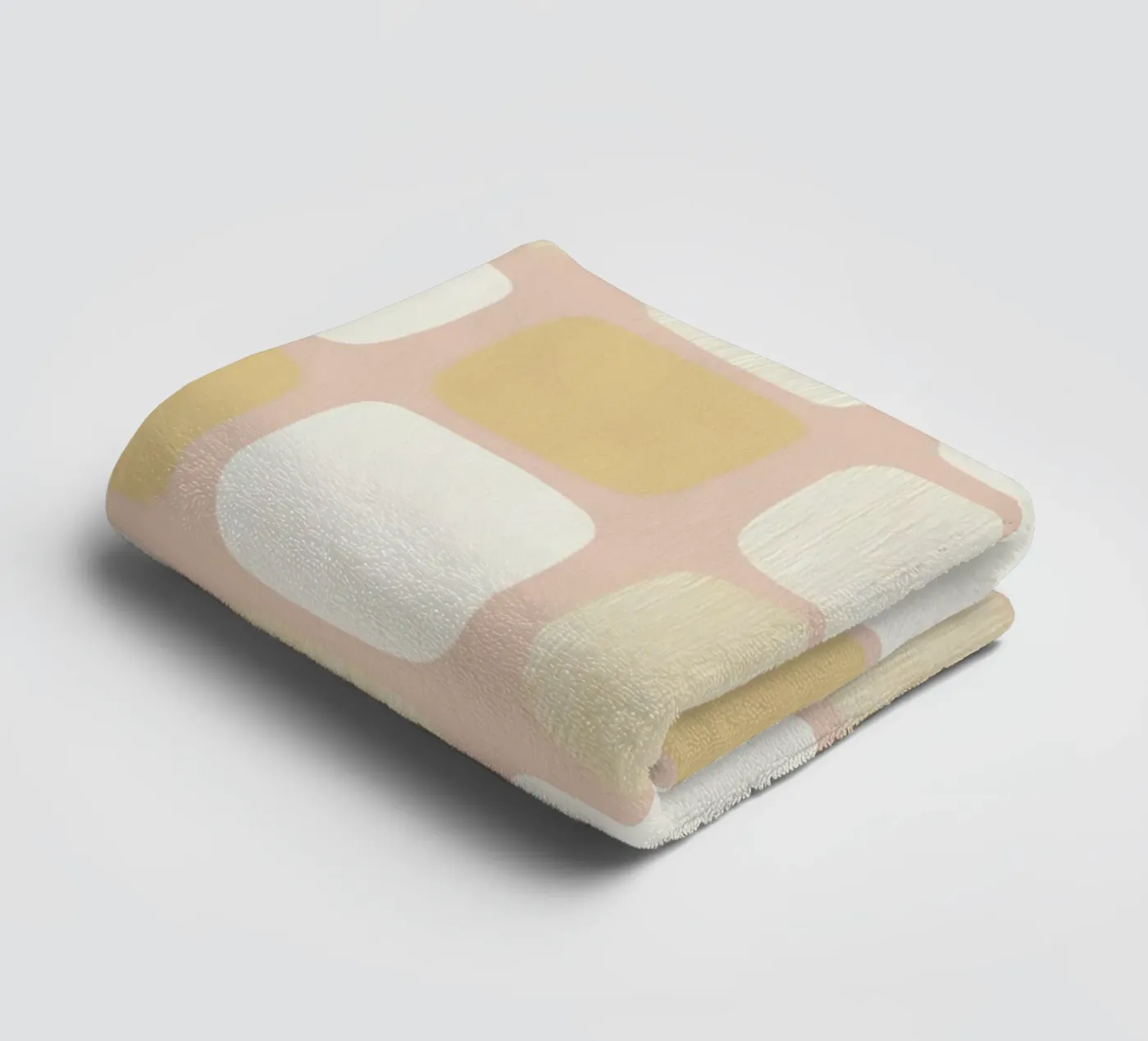 Block pattern Harmony towel by Carina Pop & Pastell