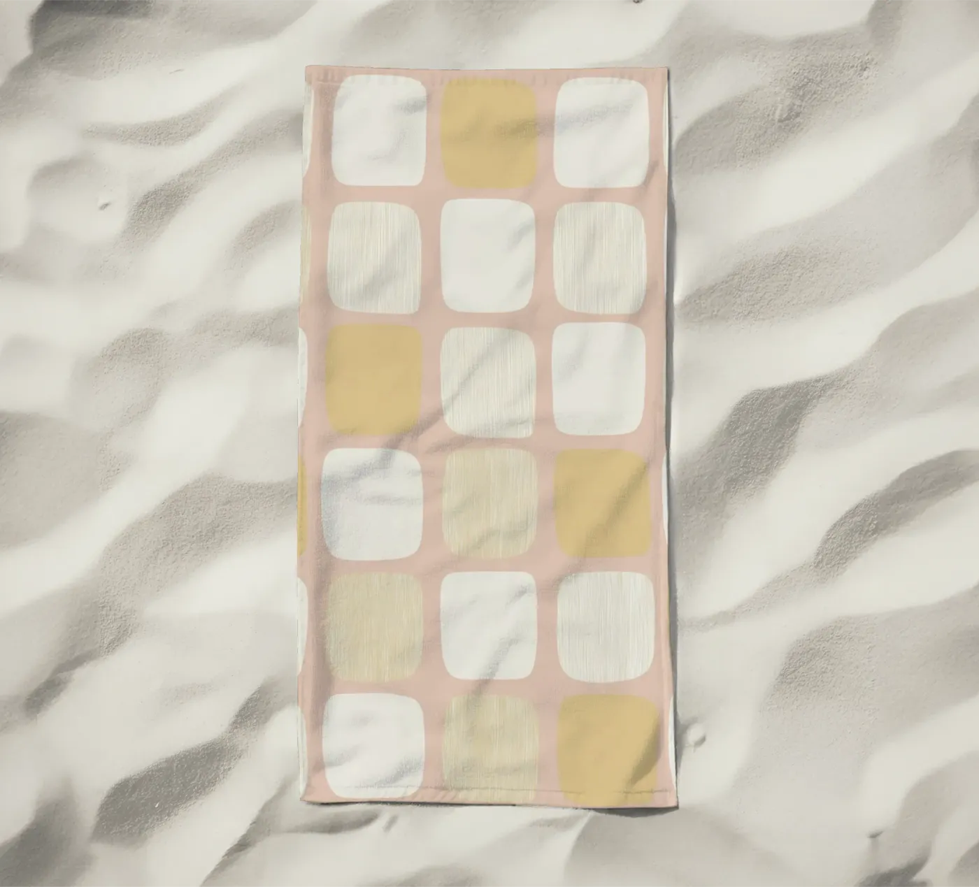 Block pattern Harmony serviette de plage de Carina Pop & Pastell