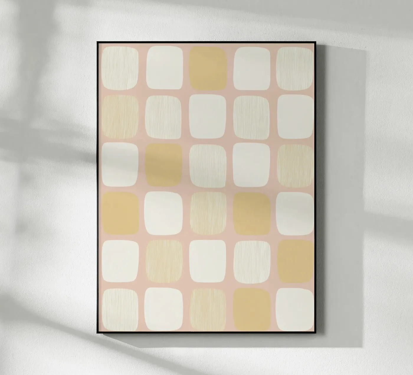 Block pattern Harmony acryl van Carina Pop & Pastell