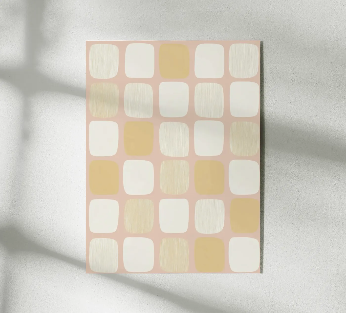 Block pattern Harmony acryl van Carina Pop & Pastell