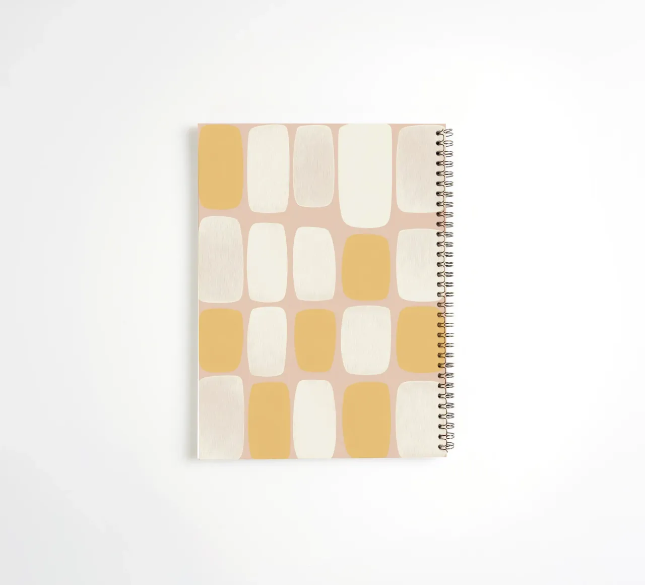 Block pattern of lightness spiral notebook by Carina Pop & Pastell