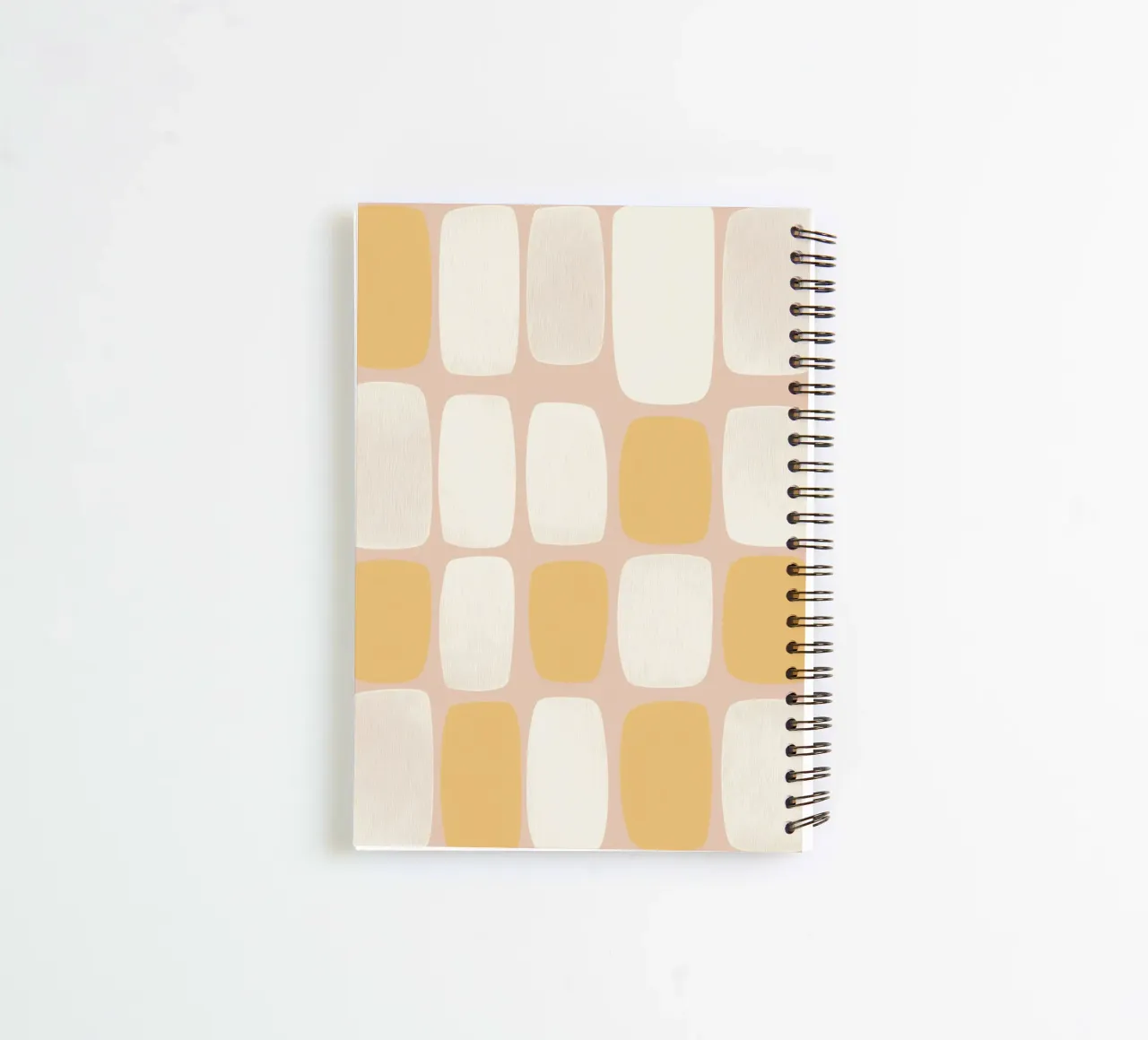 Block pattern of lightness spiral notebook by Carina Pop & Pastell