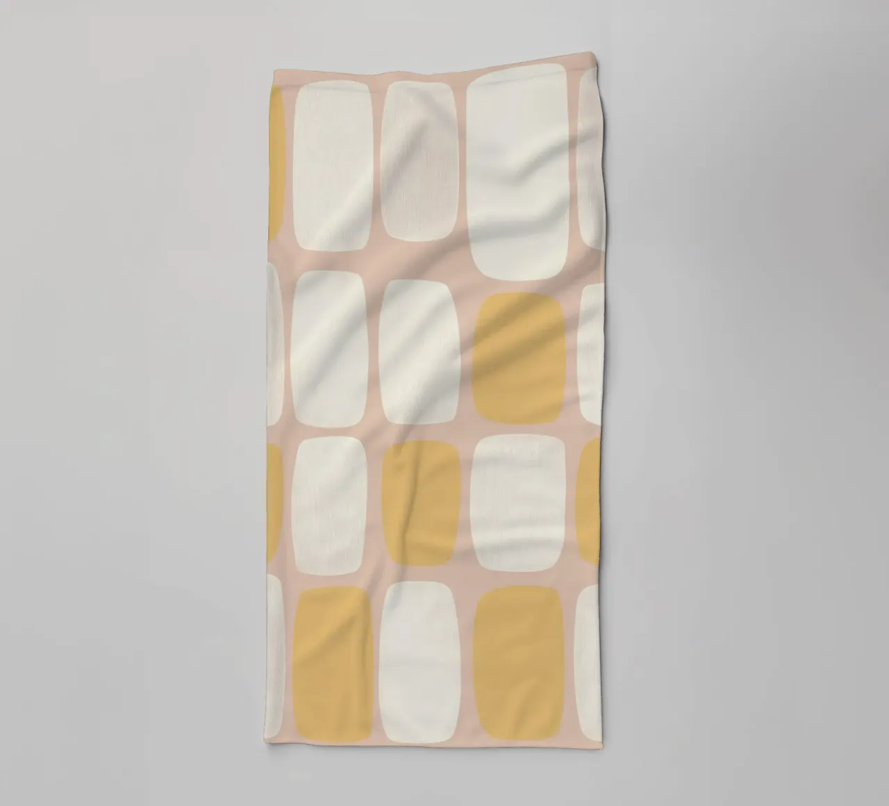 Block pattern of lightness towel by Carina Pop & Pastell