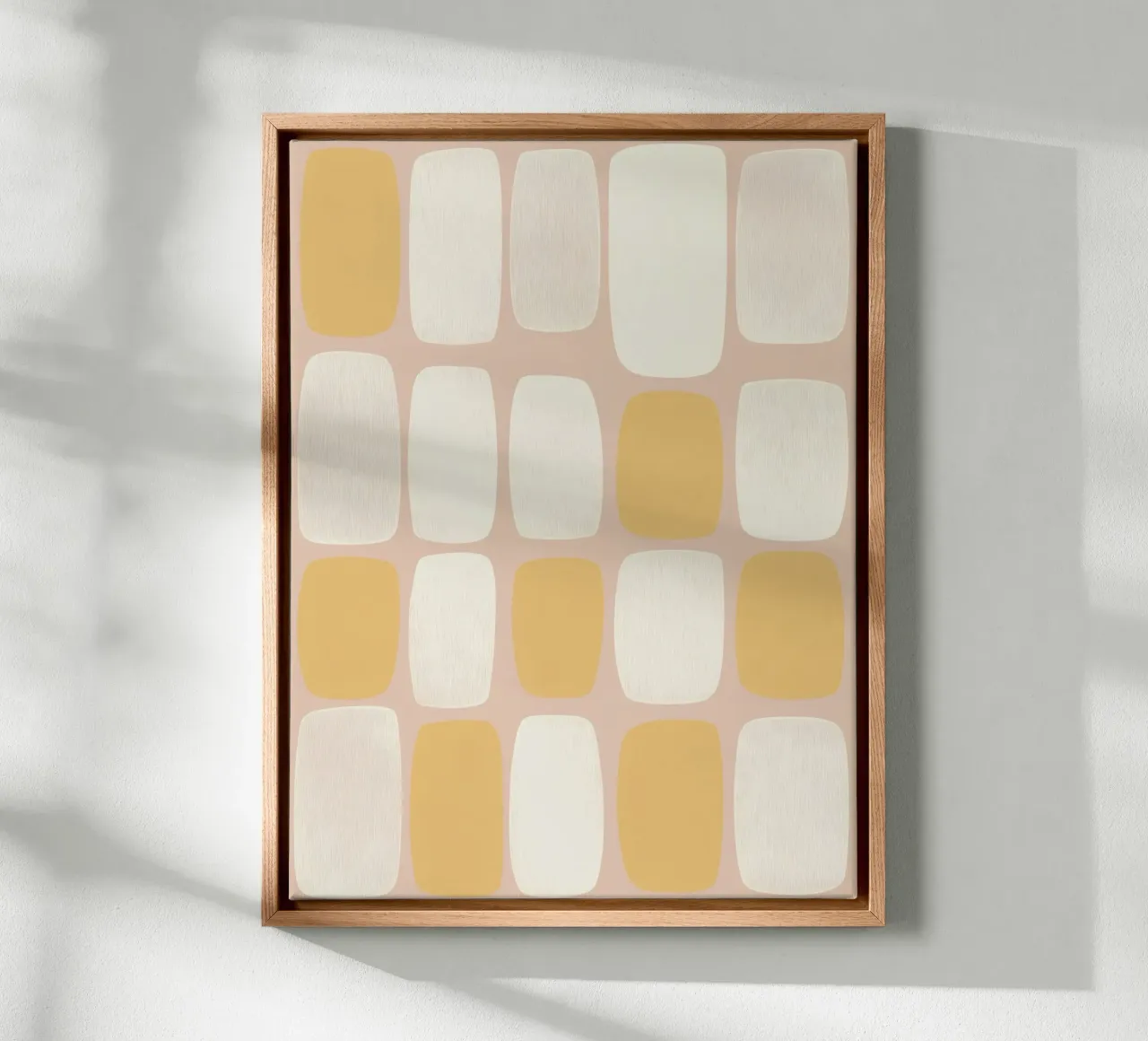 Block pattern of lightness canvas by Carina Pop & Pastell