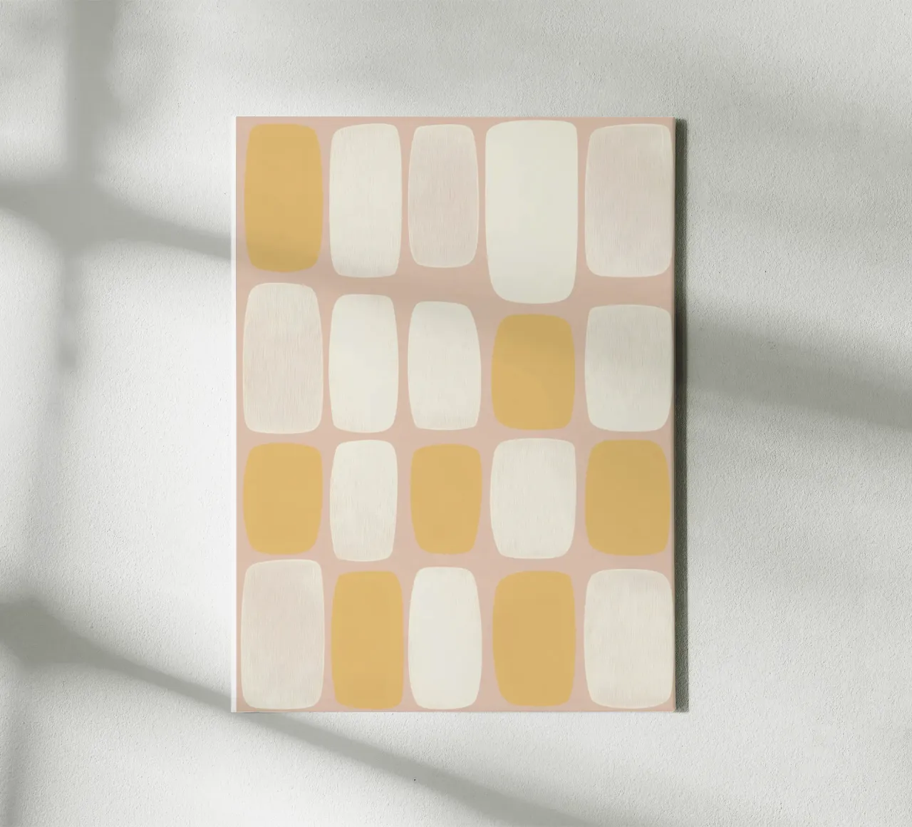 Block pattern of lightness canvas by Carina Pop & Pastell