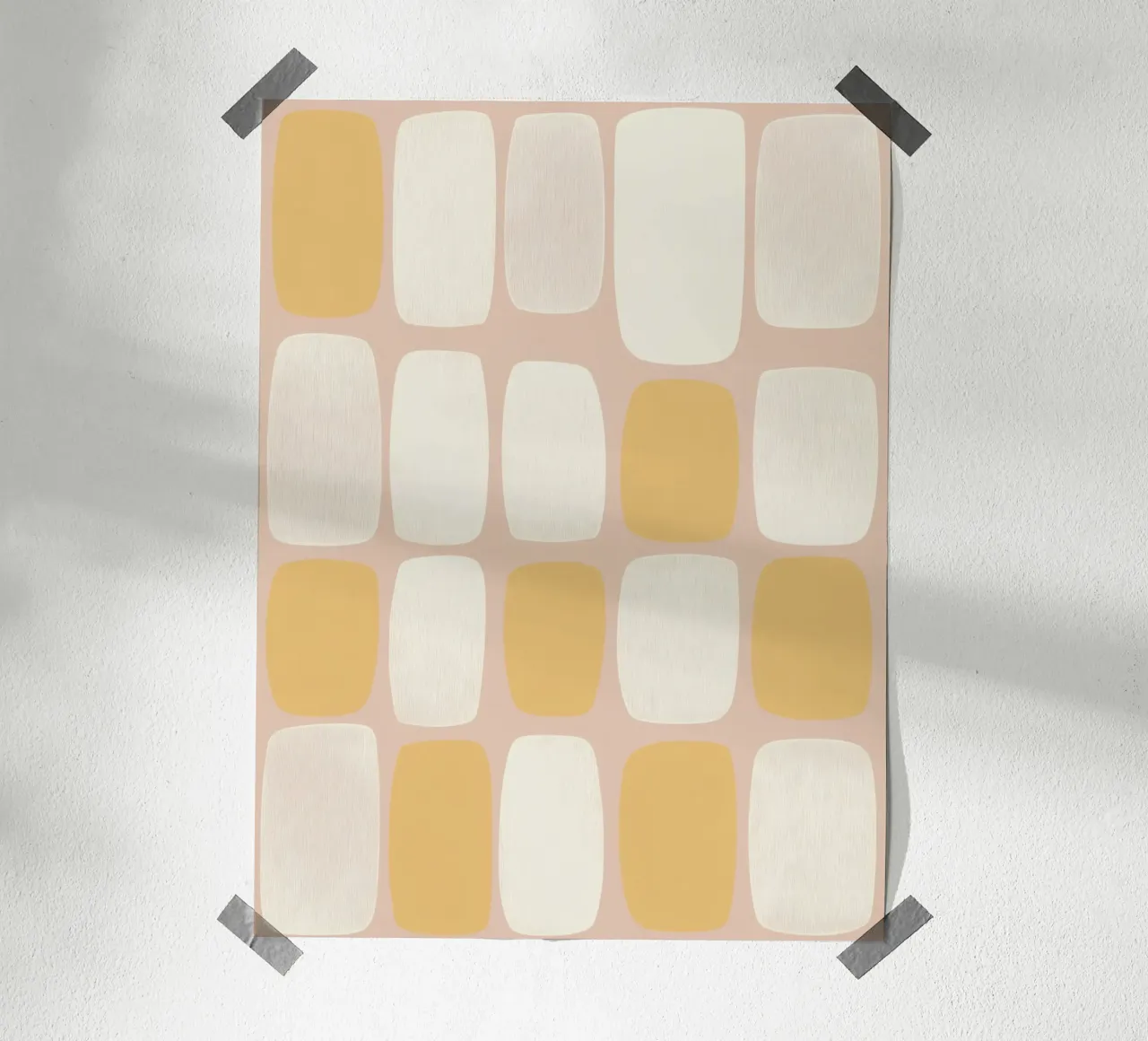 Blockmuster der Leichtigkeit Hahnemühle von Carina Pop & Pastell