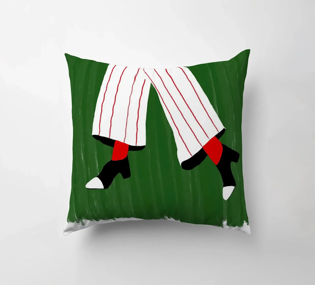 Illustrazione per ballare tutta la notte cuscino da Tory