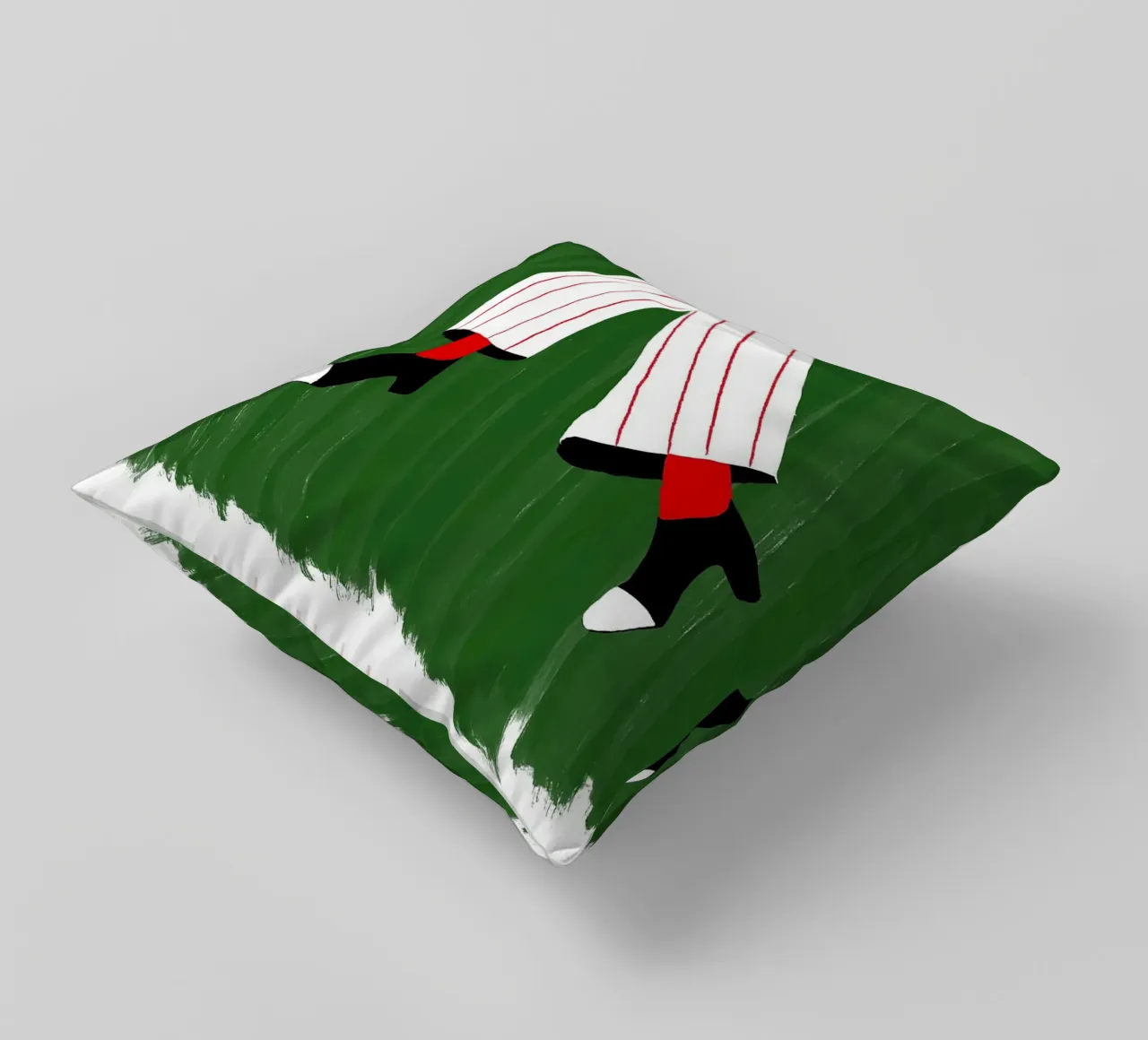 Illustrazione per ballare tutta la notte cuscino da Tory