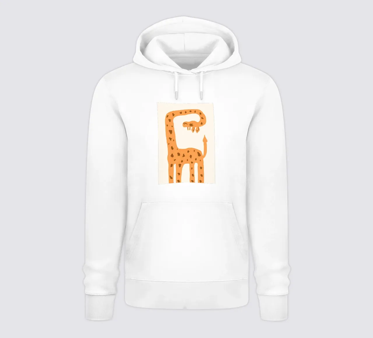 Giraffa a cartoni animati con collo arricciato felpa con cappuccio da Tory