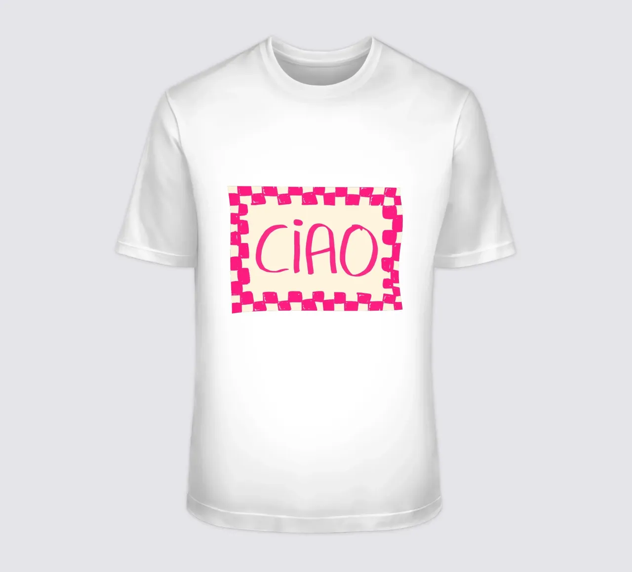 Telaio a scacchi Ciao Pink t-shirt da Tory