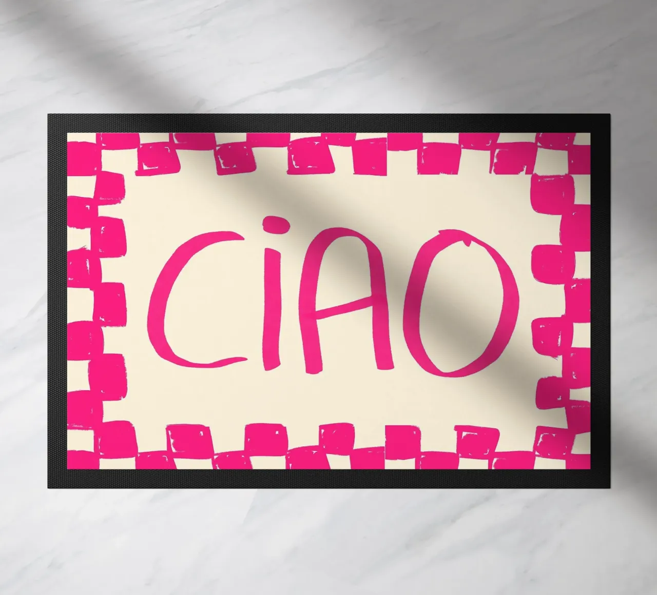 Telaio a scacchi Ciao Pink zerbino da Tory
