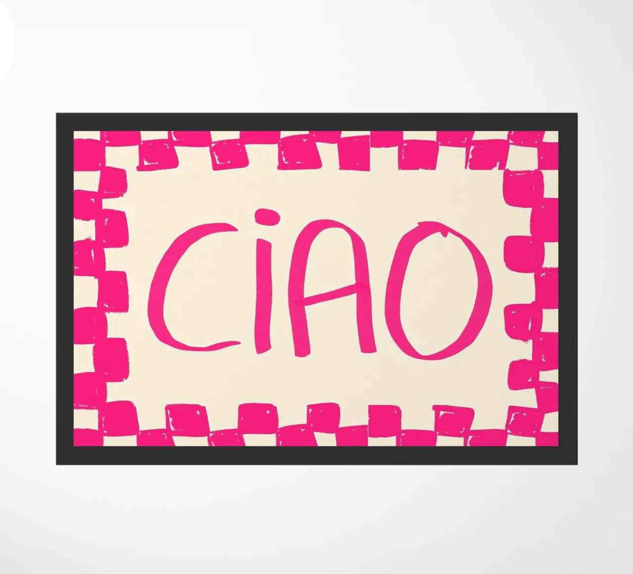 Telaio a scacchi Ciao Pink zerbino da Tory