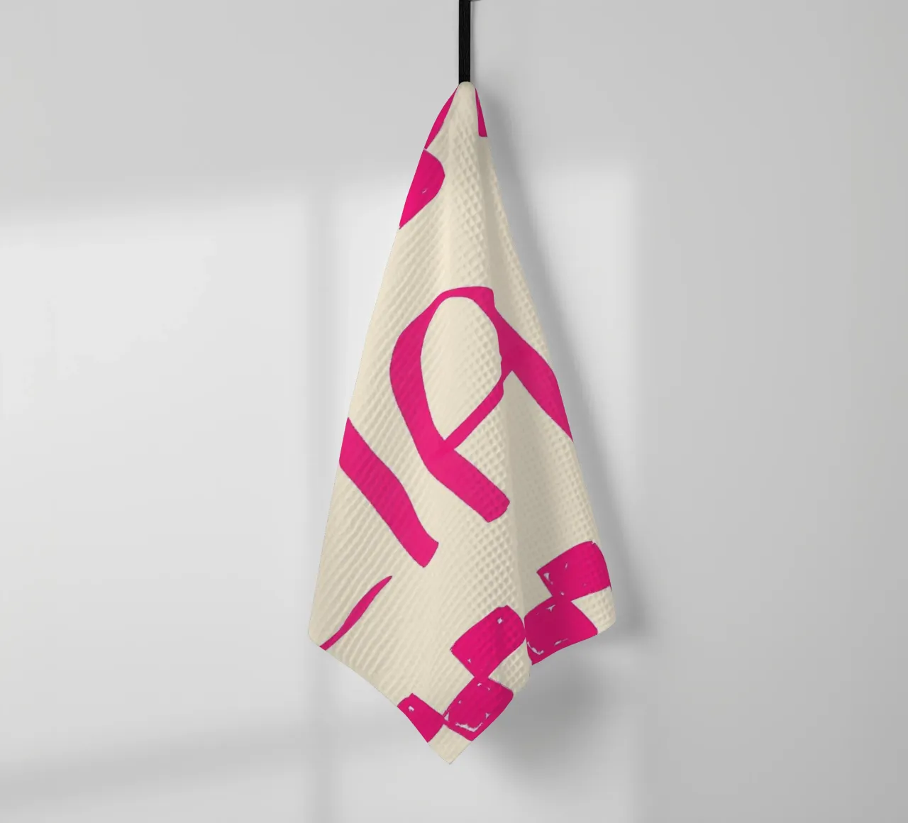 Telaio a scacchi Ciao Pink canovaccio da cucina da Tory