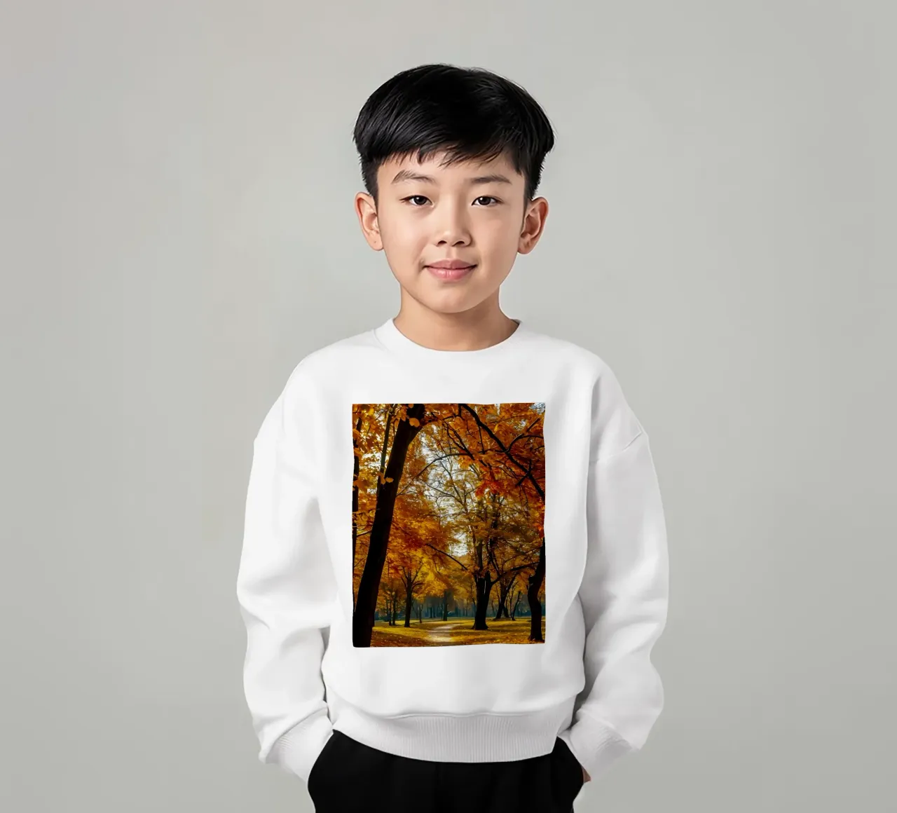 Arco d'autunno felpa bambino da Pixel Boy