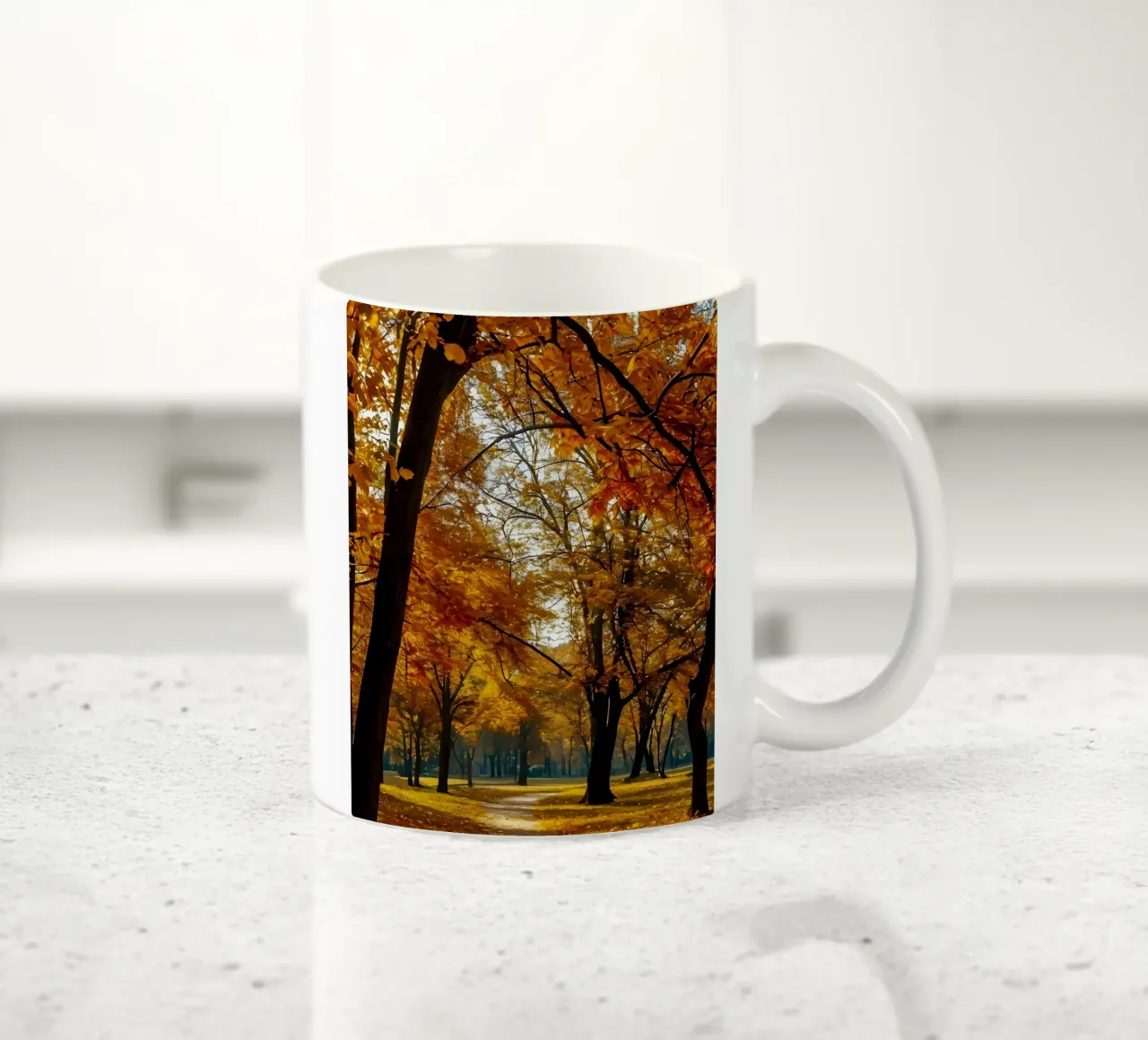 Arco d'autunno tazza in ceramica da Pixel Boy